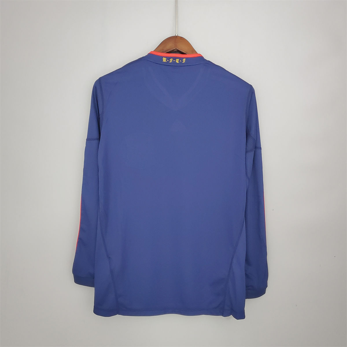 Retro Spain 2010 Away Long Sleeve jersey Fan Version