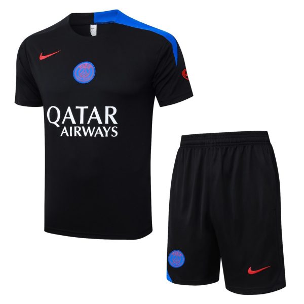 2026 PSG Black Training Set Shirt and Shorts
