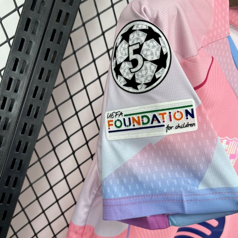 2025/26 Barcelona pink special edition Jersey Fan Version