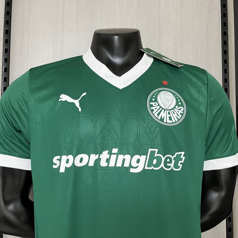 2025/26 Player Palmeiras Home Jersey Player Version