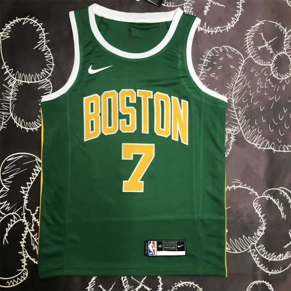 NBA Boston Celtics Round Neck Green Jersey S-XXL