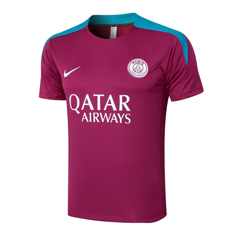 24/25 Psg purplish red Training Set Shirt and Shorts