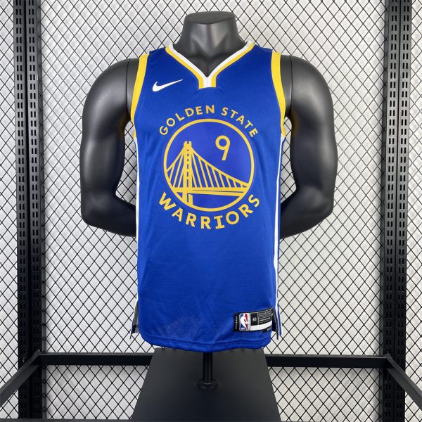 NBA Golden State Warriors 2023 V-Neck Blue Jersey IGUODALA#9 S-XXL