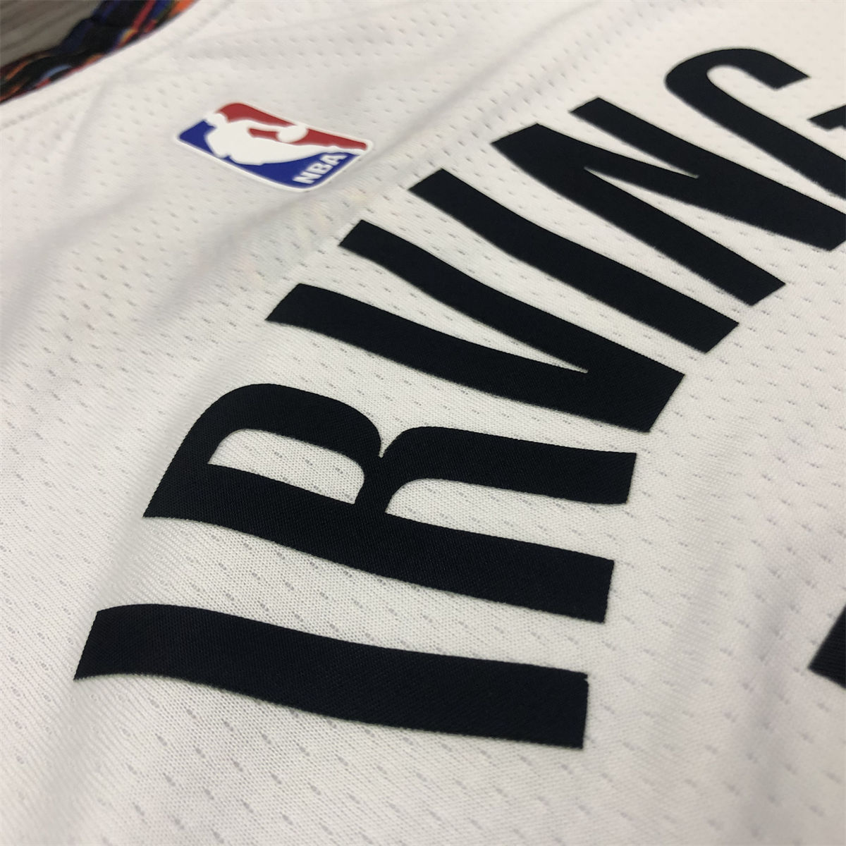 NBA Brooklyn Nets V-Neck White Jersey IRVING#11 S-XXL