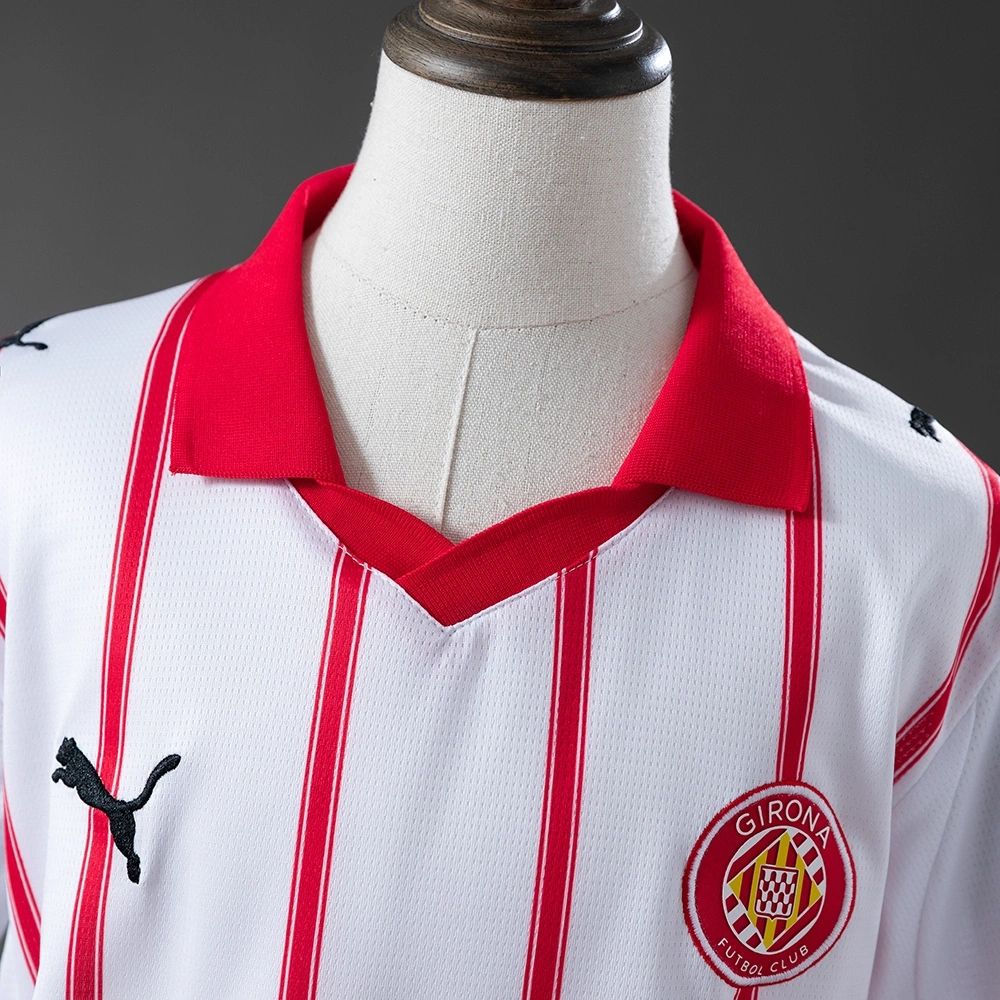 2025/26 Girona Home jersey Kid Kits Size 16-28