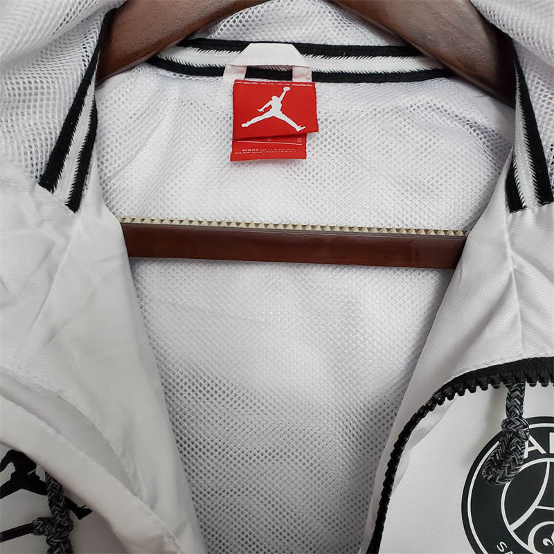 2022 classic style Windbreaker PSG Black and White Sport Unifom jersey Sport Unifom