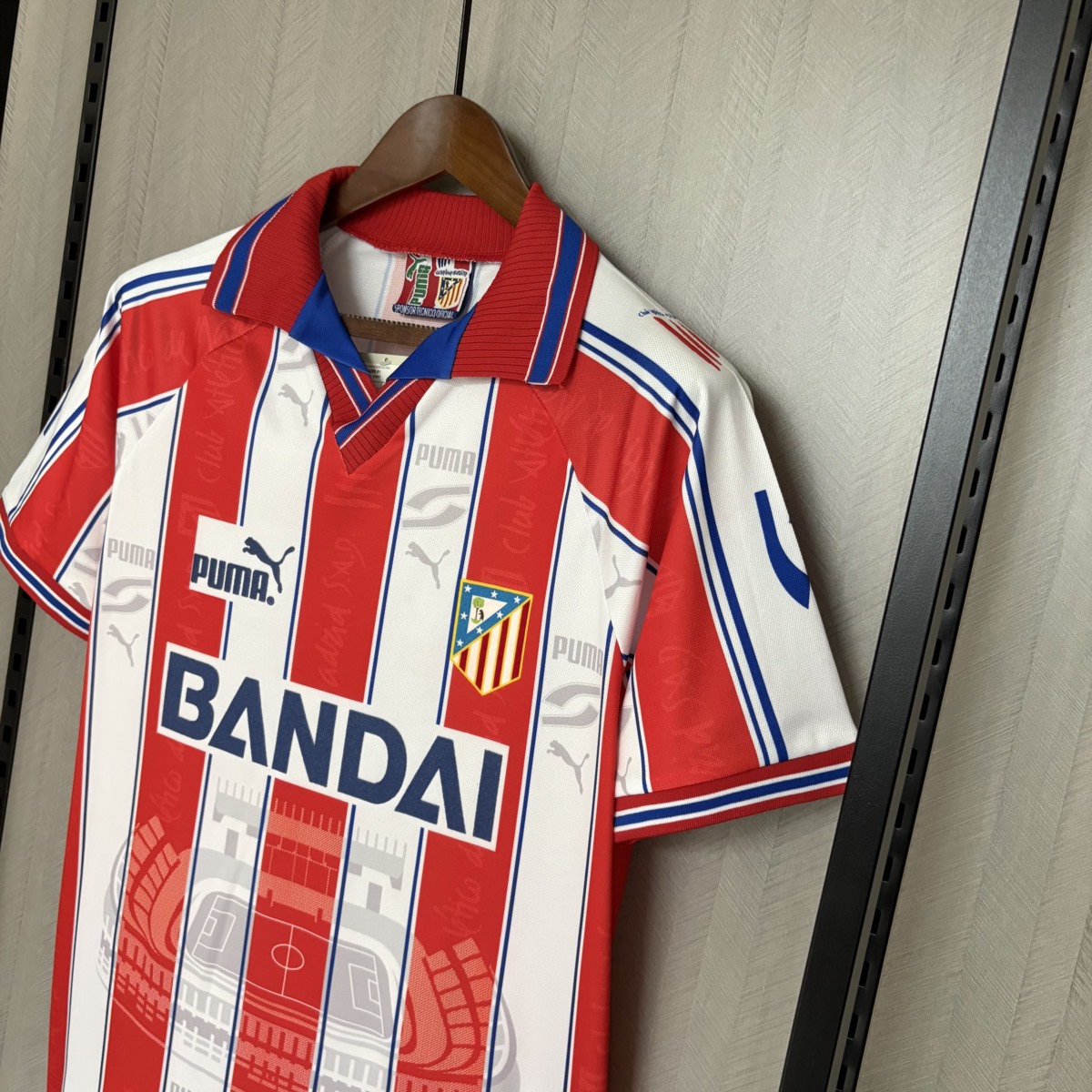 Retro Atletico Madrid 96/97 home jersey Fan Version