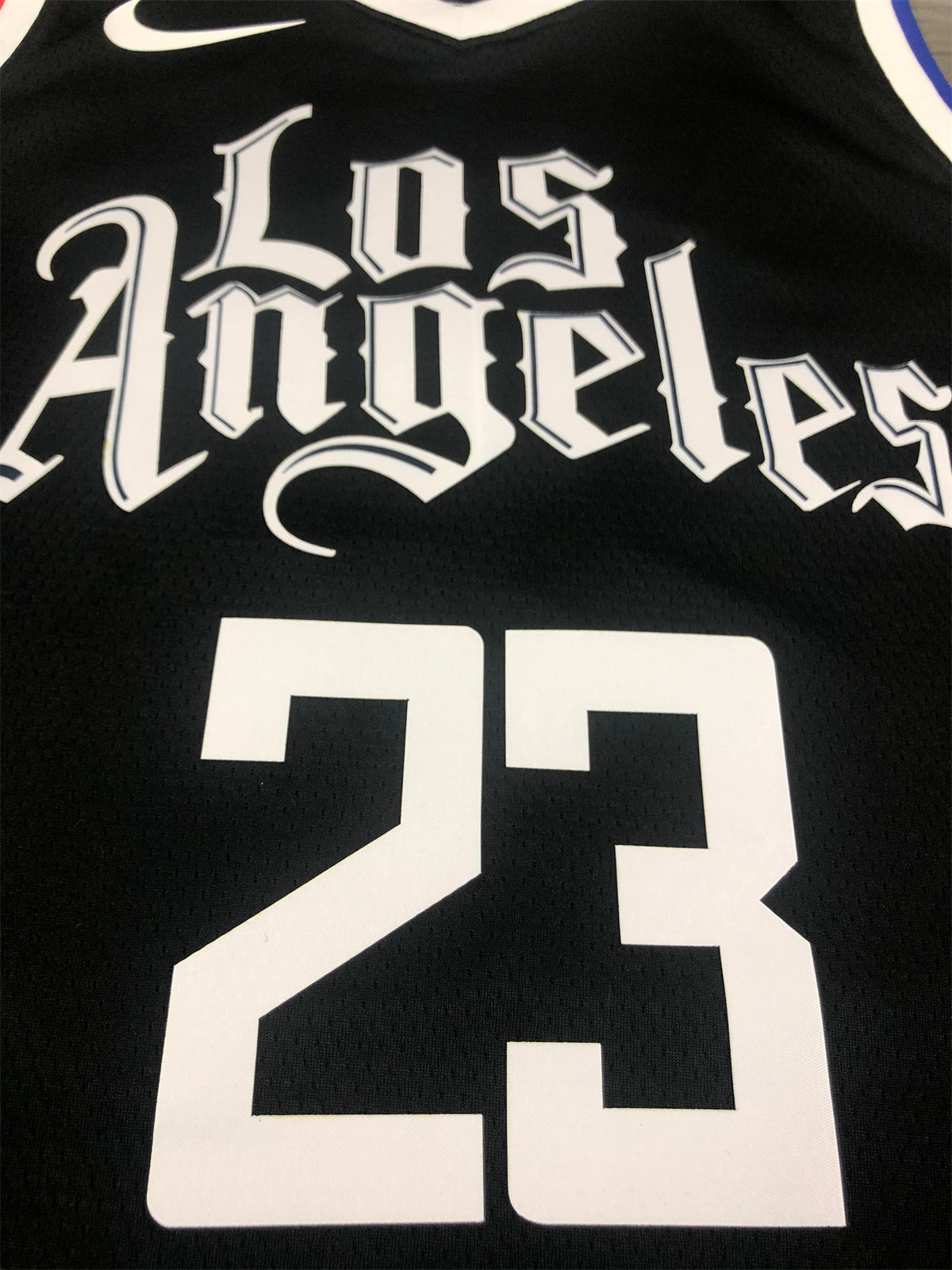 NBA Los Angeles Clippers V-Neck Black Jersey WILLIAMS#23 S-XXL