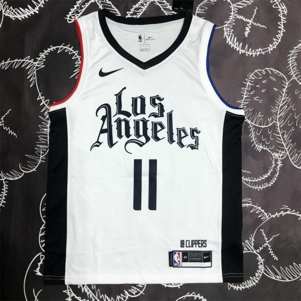 NBA Los Angeles Clippers V-Neck White Jersey WALL#11 S-XXL