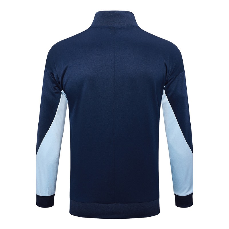 2024 France Royal Blue Jacket Training Suit Set Football Team Shirt Sports Fashion