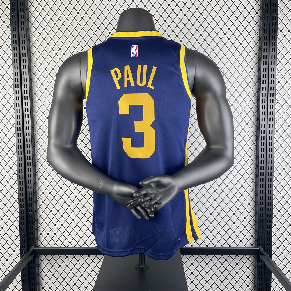 NBA Golden State Warriors V-Neck JORDAN Edition Jersey PAUL#3 S-XXL