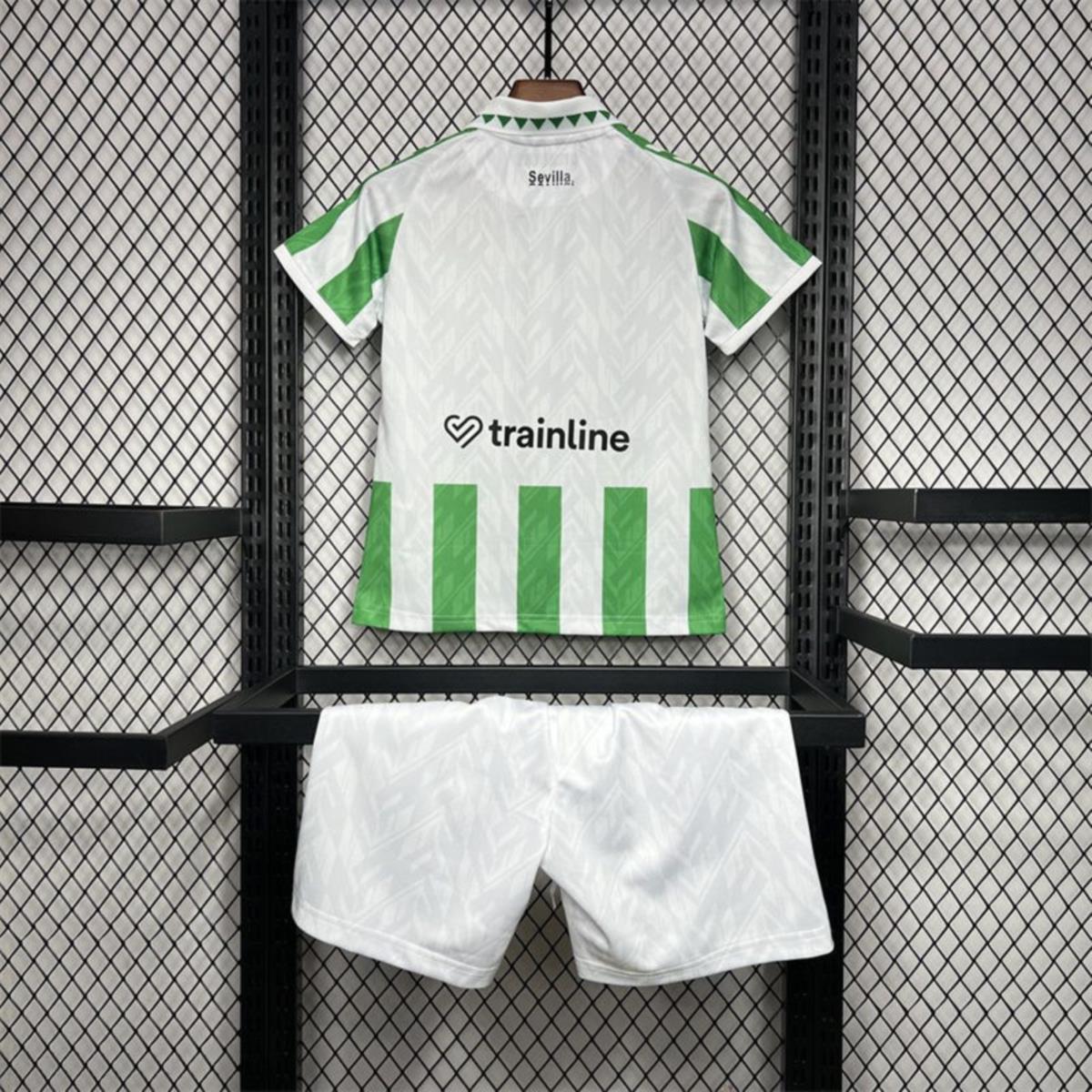 24/25 Real Betis Home jersey Kid Kits Size 16-28