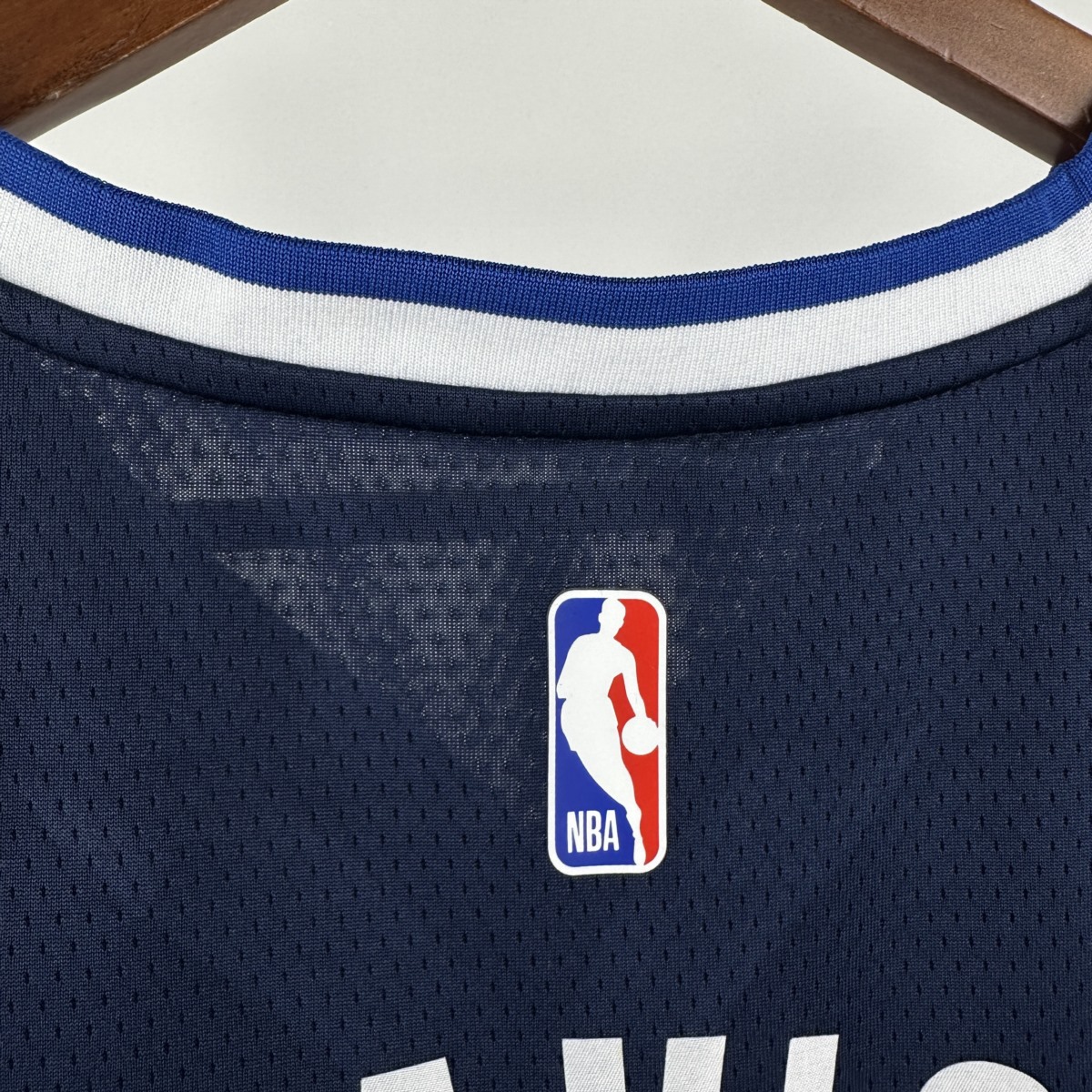 NBA Dallas Mavericks V-Neck Royal Blue Jersey DAVIS#3 S-XXL