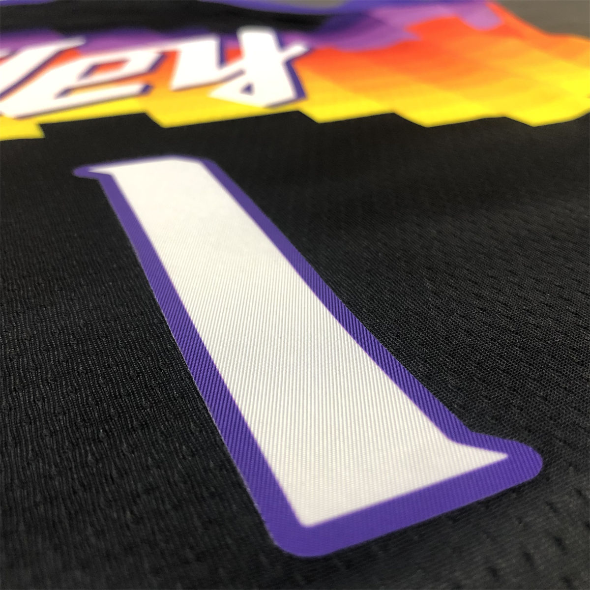 NBA Phoenix Suns Round neck Black jersey BOOKER#1 S-XXL