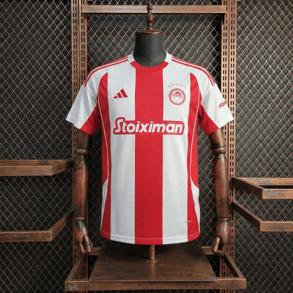 2025/26 Olympiacos Home Jersey Fan Version