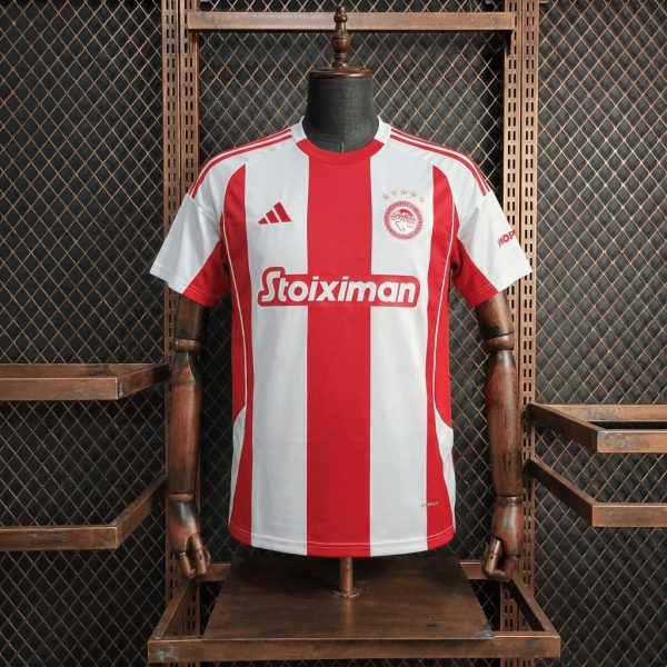 2025/26 Olympiacos Home Jersey Fan Version