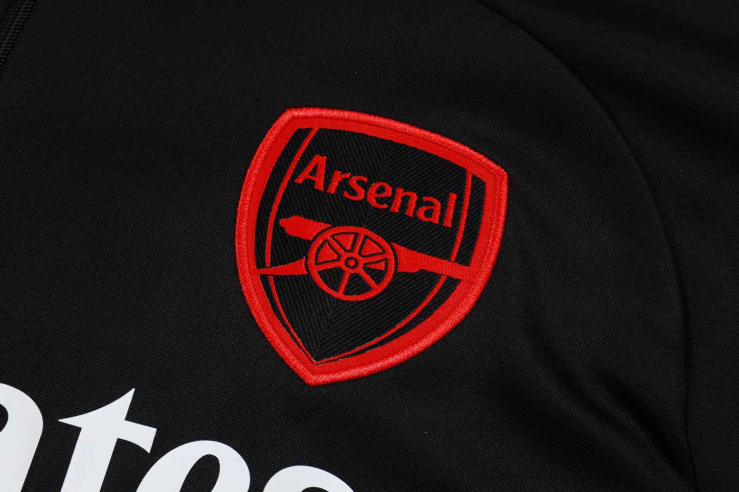 202526 Arsenal red and green Long-sleeved half-pull training kit Football team kit