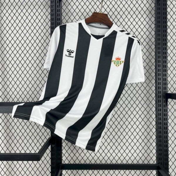 2025/26 Real Betis Black and white special edition Jersey Fan Version