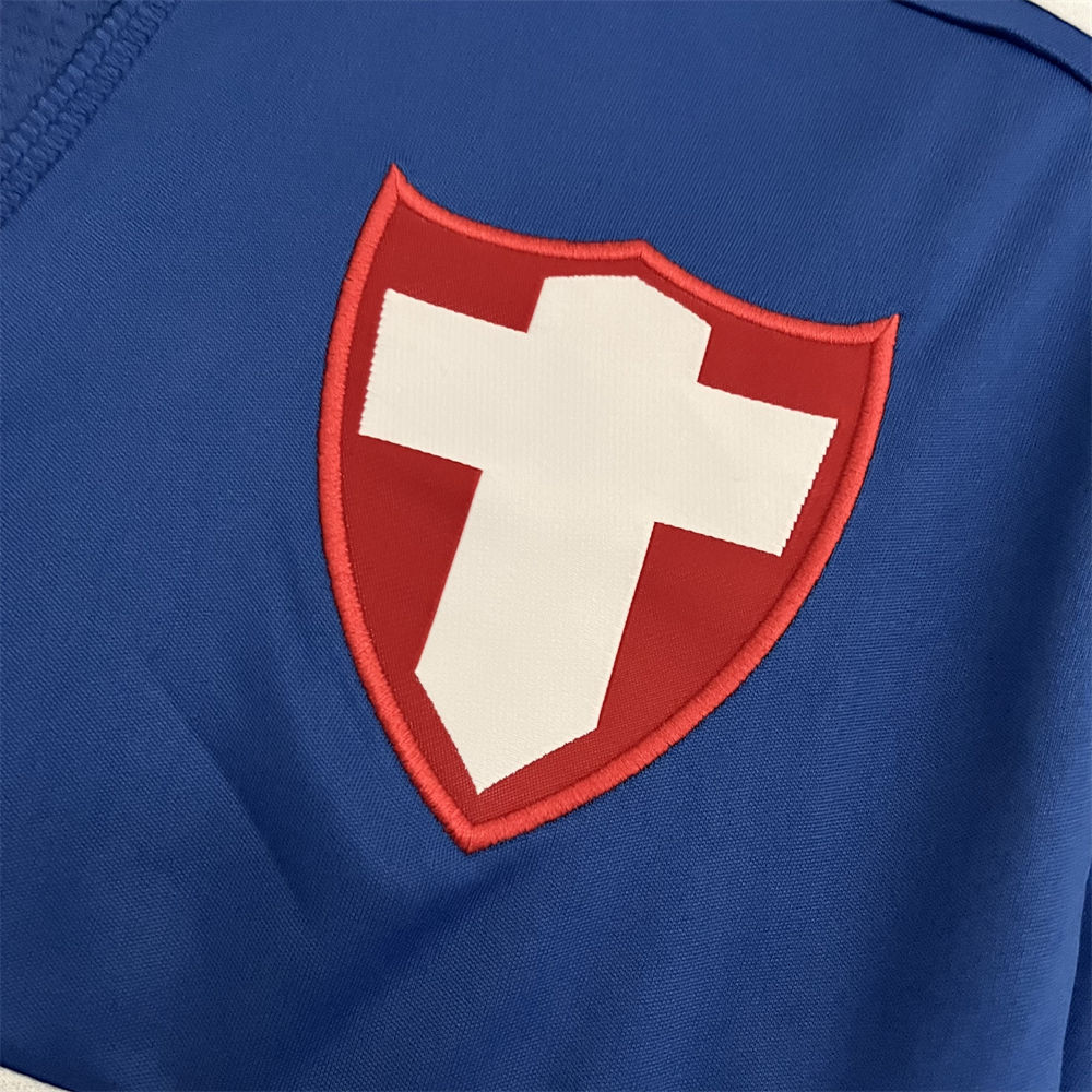 Retro 2019 Palmeiras III Away Blue jersey long sleeve Fan Version