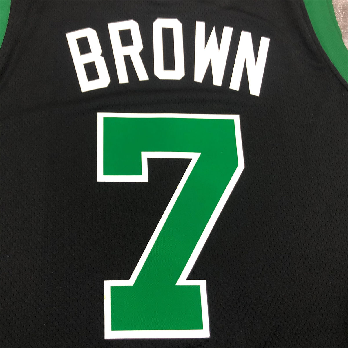 NBA Boston Celtics Round Neck Black Jersey BROWN#7 S-XXL