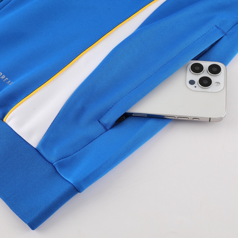 2024 Boca Blue Jacket Training Suit Set Football Team Shirt Sports Fashion