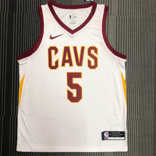 NBA Cleverland Cavaliers V-Neck White jersey SMITH JR.#5 S-XXL
