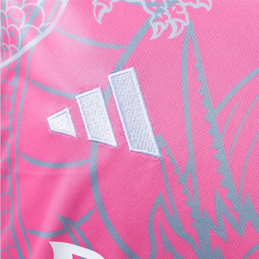 2025/26 Real Madrid Pink Dragon Special Edition Jersey Fan Version
