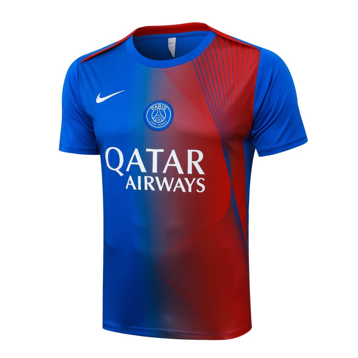 2026 PSG Blue-red Training Set Shirt and Shorts