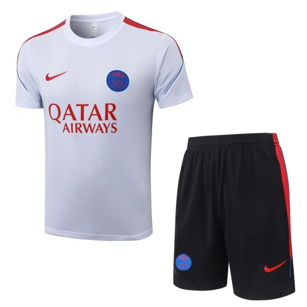 2026 PSG White Training Set Shirt and Shorts
