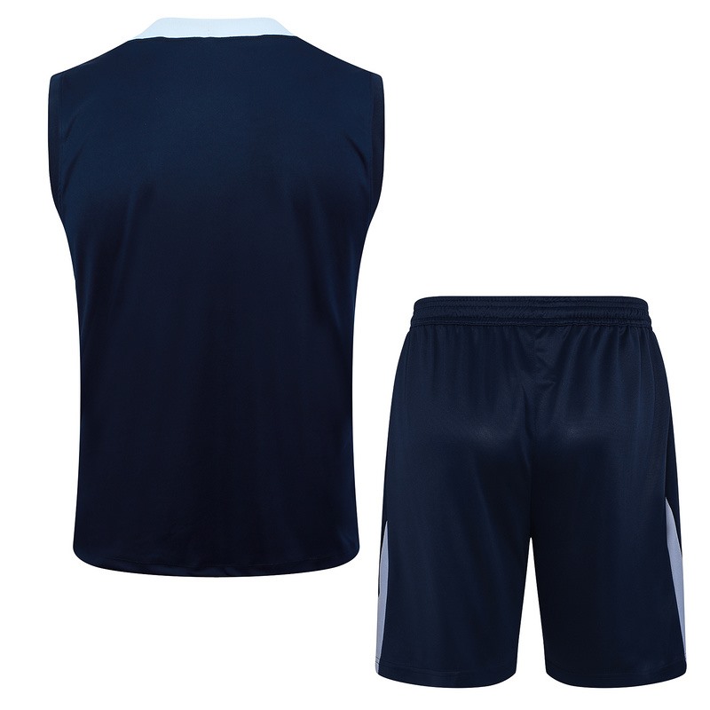 24/25 France Royal Blue Training Set Shirt and Shorts