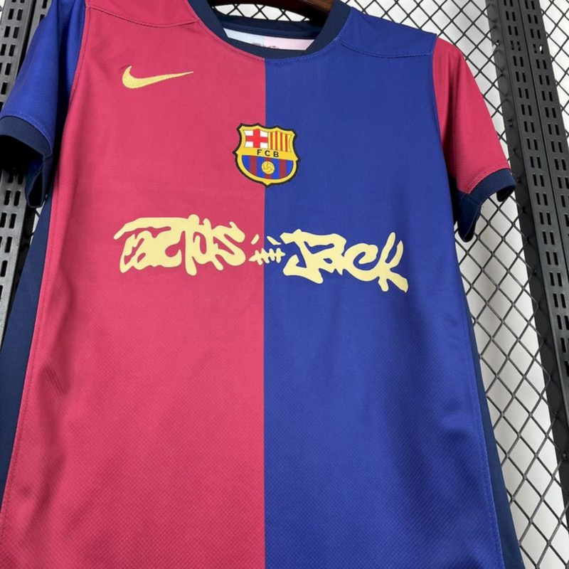 2024/25 Barcelona Travis Scott Edition Jersey Fan Version