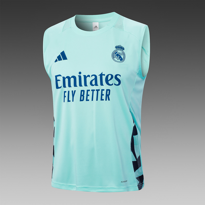 24/25 Real Madrid Light green Training Set Shirt and Shorts