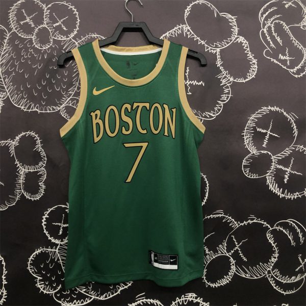 NBA Boston Celtics Round Neck Green Jersey S-XXL
