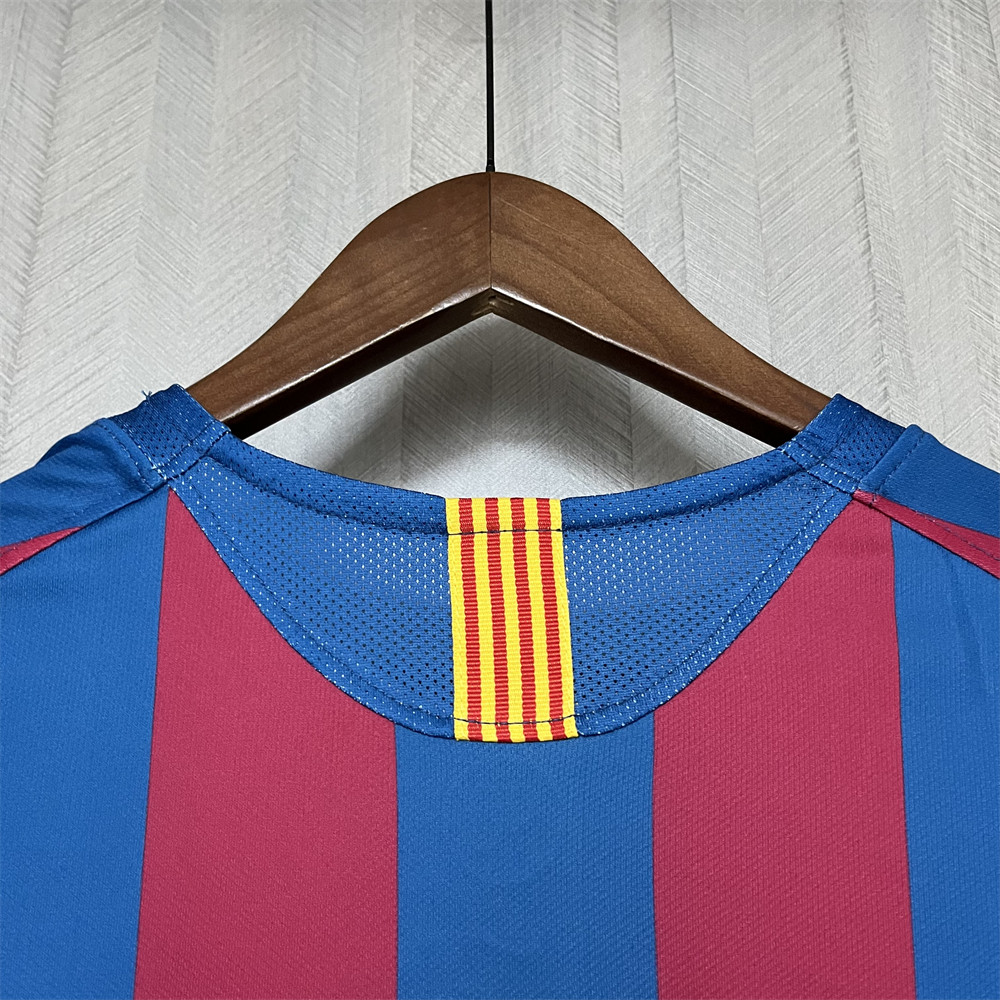 Retro Barcelona 2006 UEFA Champions League Home jersey Fan Version