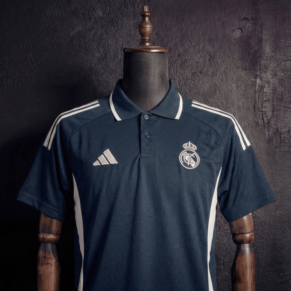 2025/26 Real Madrid Training Deep Grey jersey Fan version