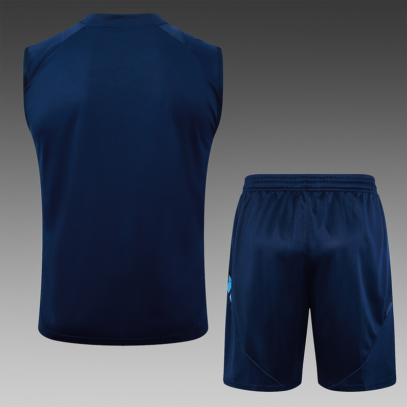24/25 Arsenal Royal blue Training Set Shirt and Shorts