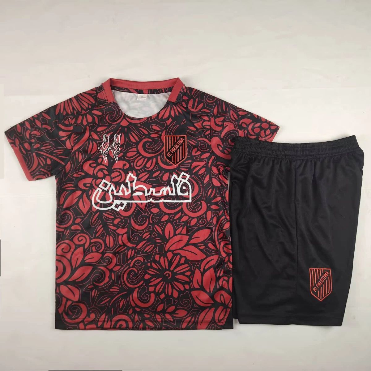 2025/26 CD Palestino Special Edition Red jersey kids Kits size: 16-28