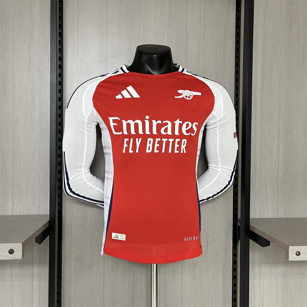 24/25 Arsenal Home Jersey Long Sleeves Player Version