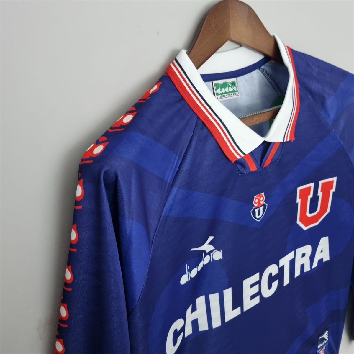 Retro Universidad de Chile 1996 Home  Long Sleeve jersey Fan Version