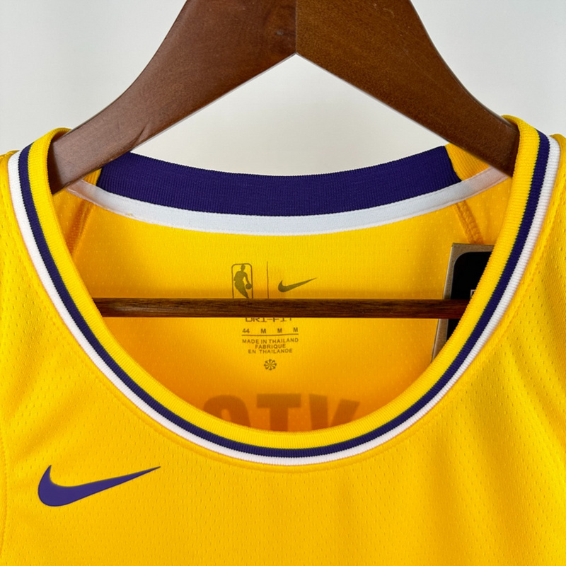 NBA Los Angeles Lakers AYTON#5 2022/23 Gold Association Edition Swingman Jersey S-XXL