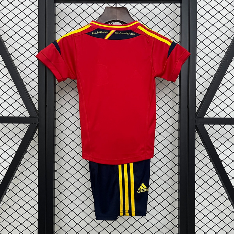 Retro Spain 2012 Home jersey Kid Kits Size 16-28