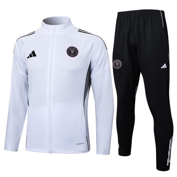 2025/26 Miami White Jacket Training Suit Set Football Team Shirt Sports Fashion
