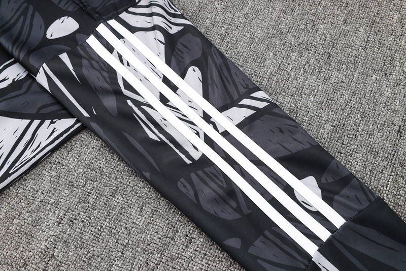 24/25 Arsenal Black Grey Long-sleeved half-pull training kit Football team kit
