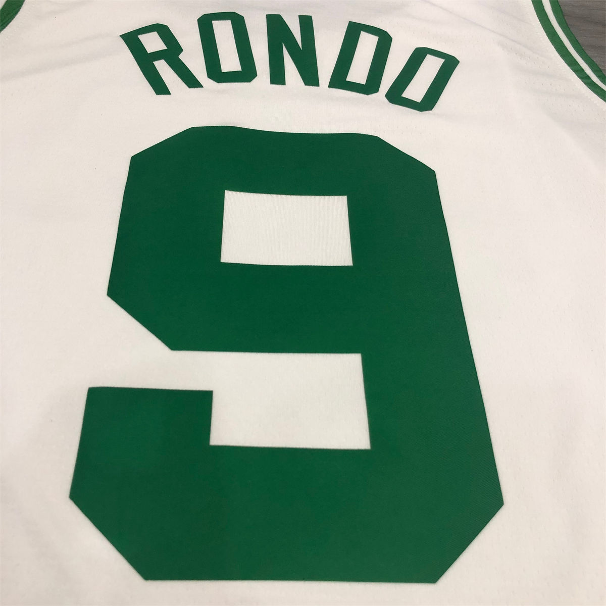 NBA Boston Celtics round neck White Jersey RONDO#9 S-XXL