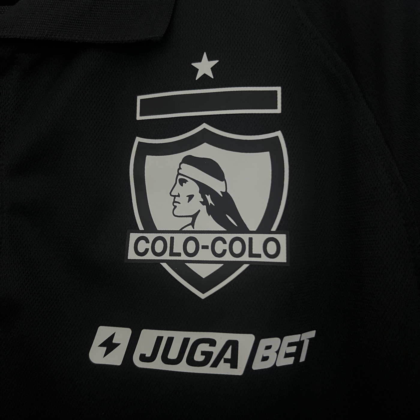 25/26 Colo Colo Black Polo Jersey Fan Version