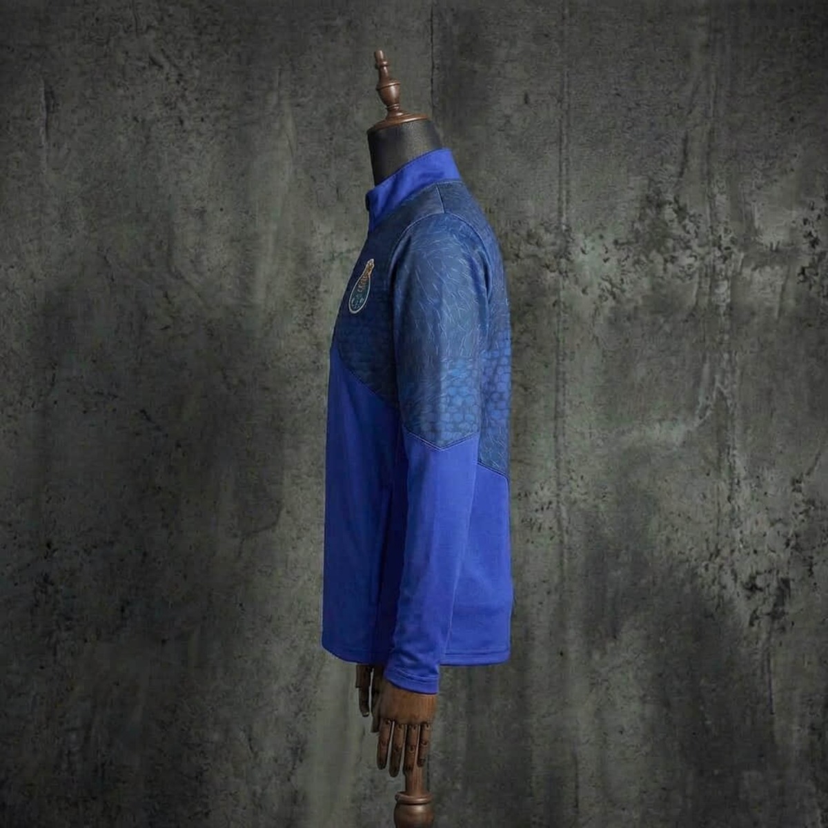 2026/27 Porto Half-Pull long Sleeve Blue Hoodie