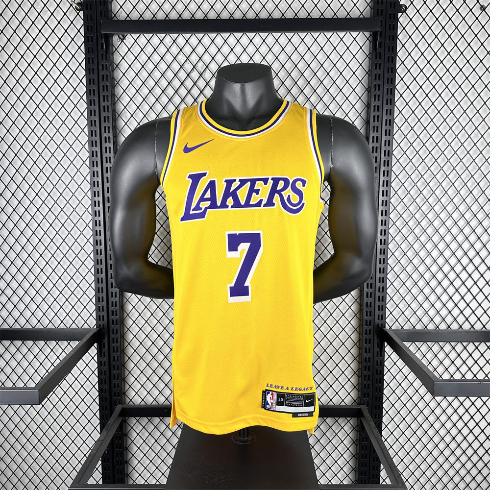 NBA Los Angeles Lakers ANTHONY#7 2022/23 Gold Association Edition Swingman Jersey S-XXL