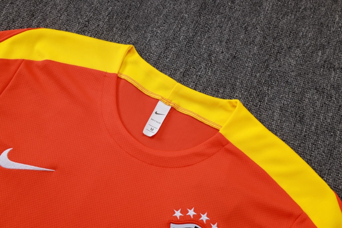 2026 Brazil Orange Training Set Shirt and Shorts