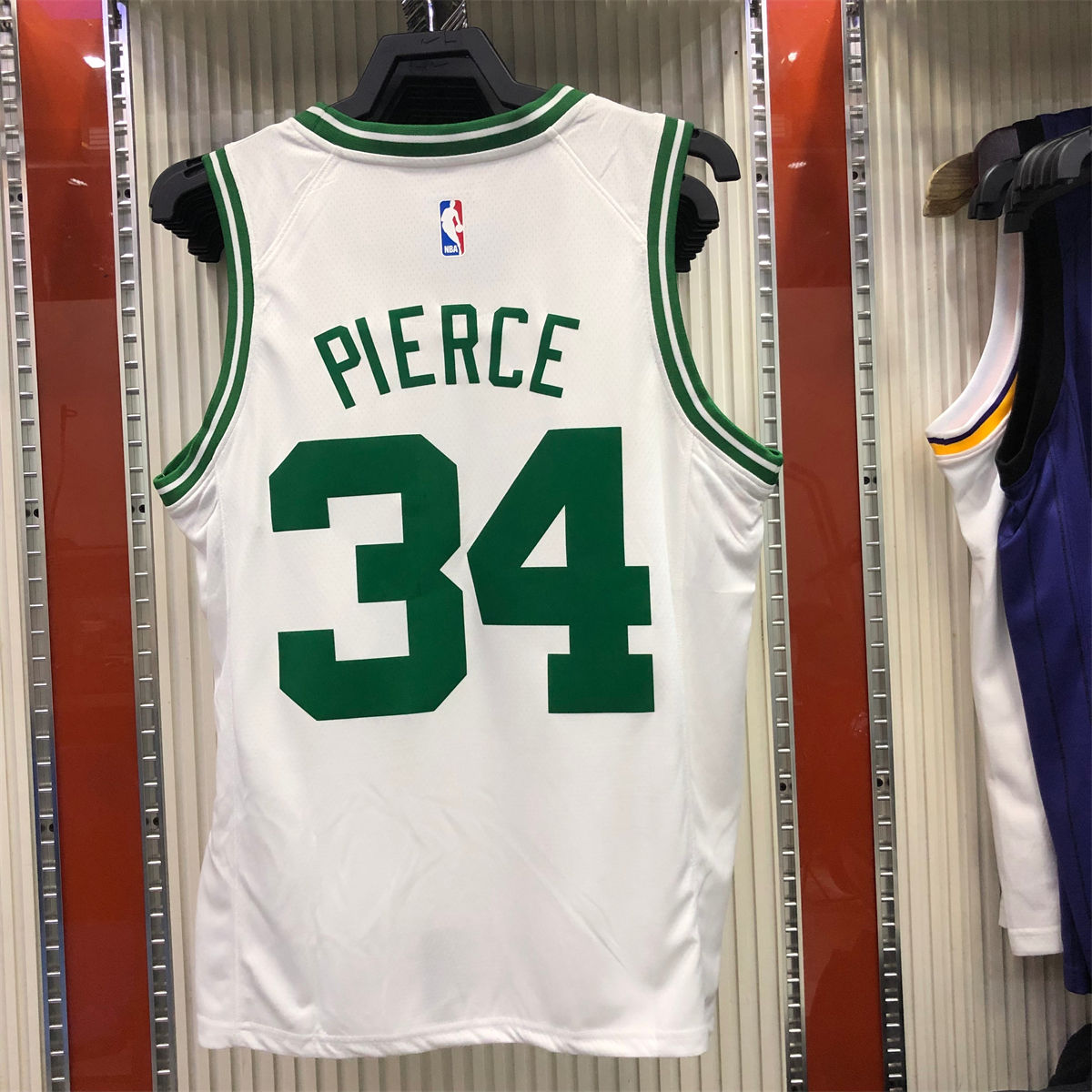 NBA Boston Celtics round neck White Jersey PIERCE#34 S-XXL