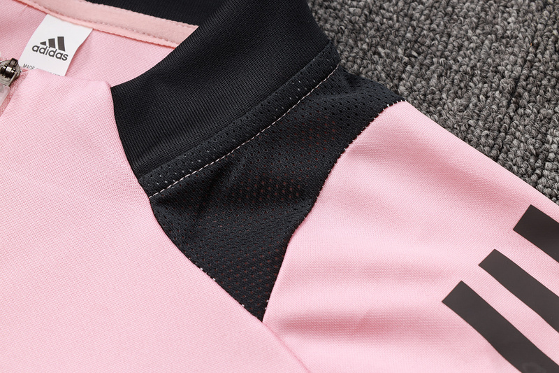 24/25 Real Madrid Pink Long-sleeved half-pull training kit Football team kit
